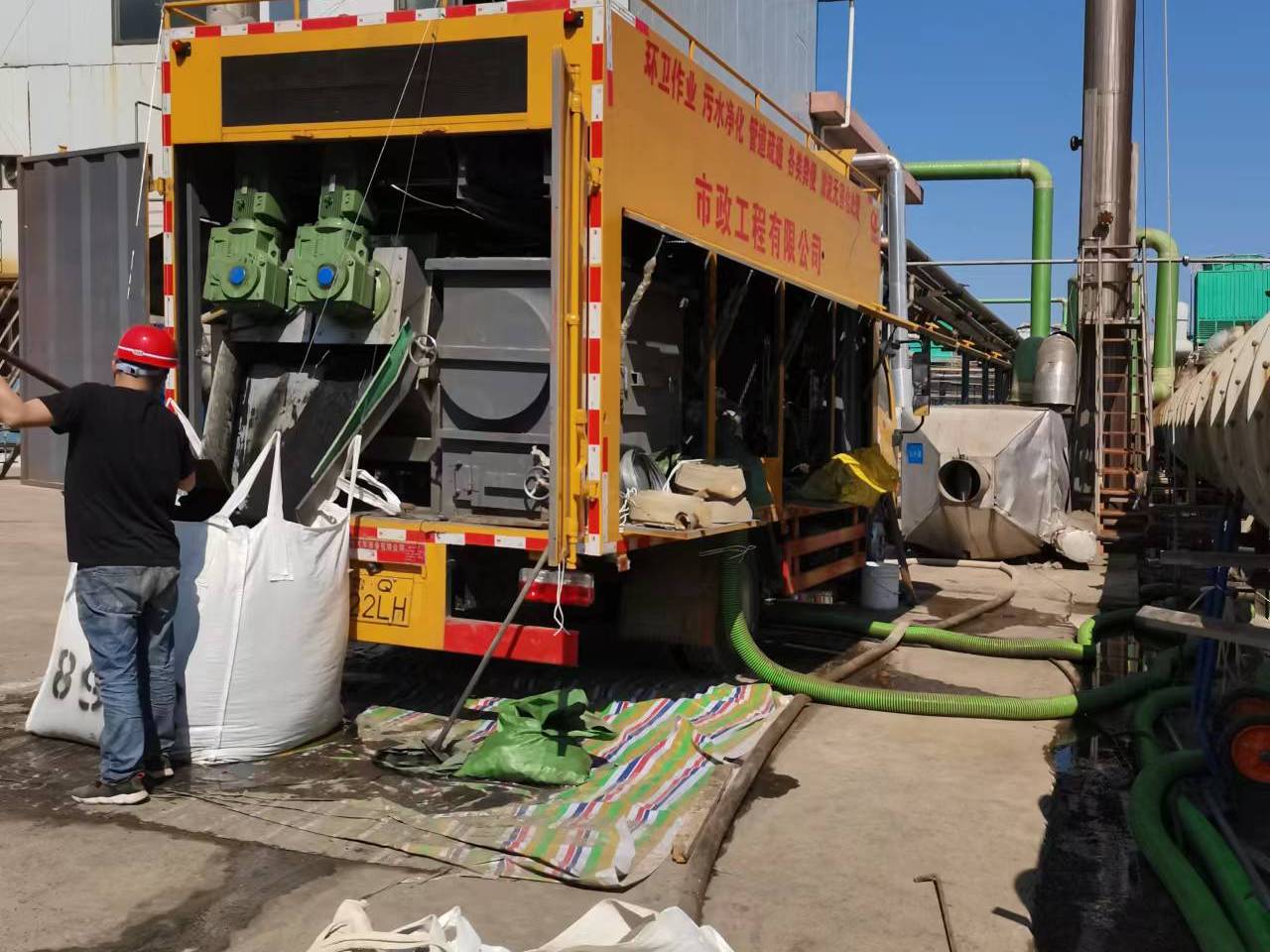 哈尔滨淤泥压干处理